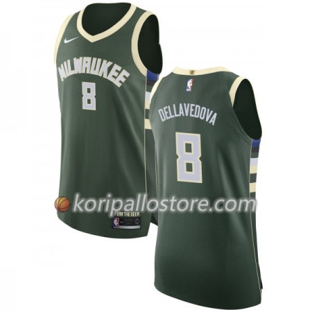 Milwaukee Bucks Matthew Dellavedova 8 Nike 2017-18 Vihreä Miesten Pelipaidat Swingman 